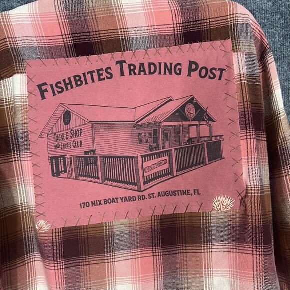 Upcycled Flannel Shirt Shacket Womens Large Boho Vintage Inspired Cottage Retro - Picture 2 of 5